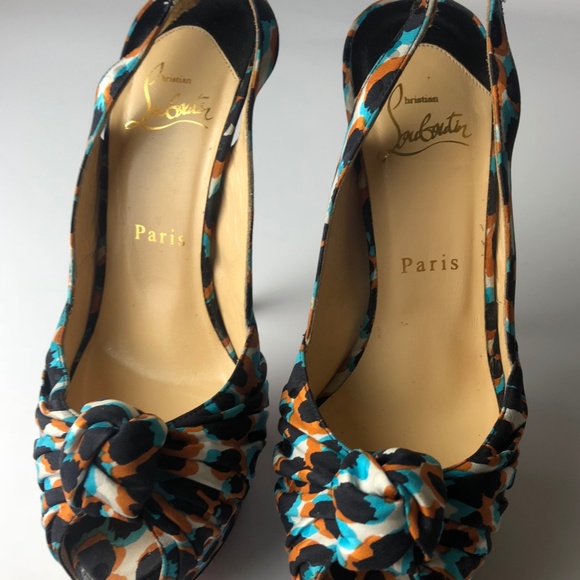 Christian Louboutin Jenny 150 Fabric Pumps 37 - Picture 2 of 9
